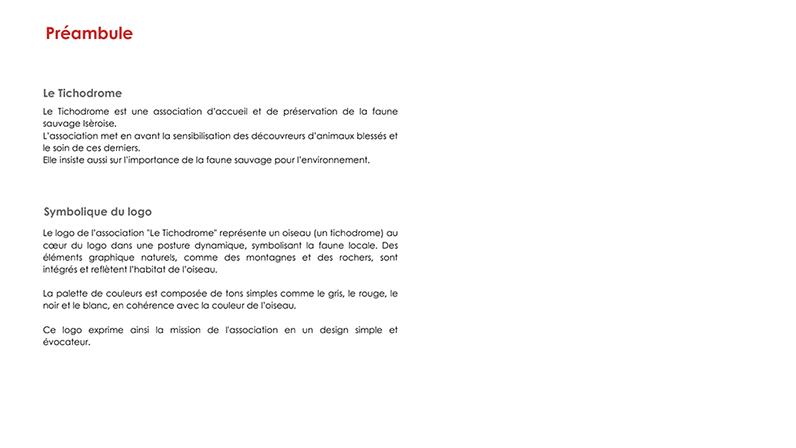 Charte graphique Tichodrome 6/6