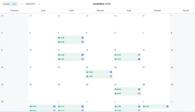 Planning éditorial 1/2