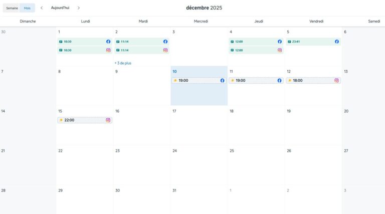 Planning éditorial 2/2